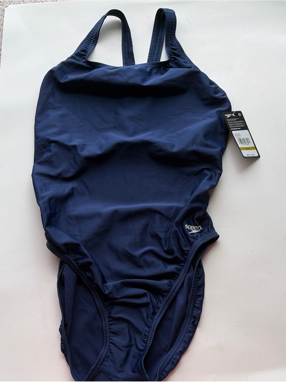 Speedo womens Swimsuit One Piece Prolt Super Pro Solid Adult 14/40 Team Navy